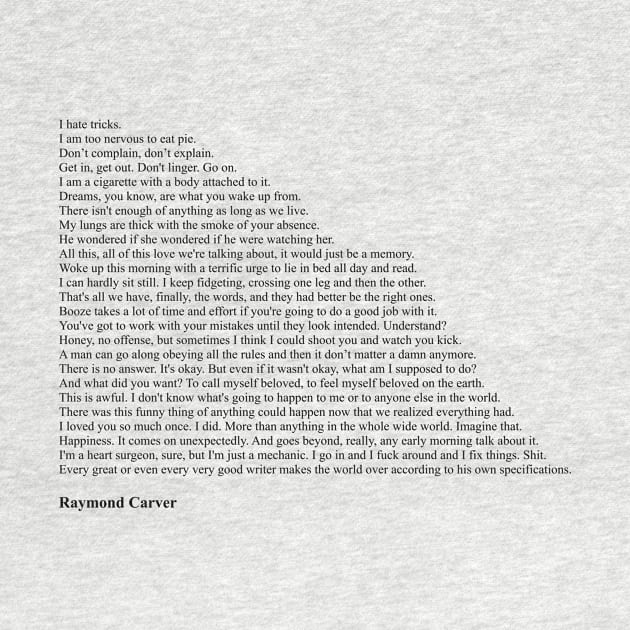 Raymond Carver Quotes by qqqueiru